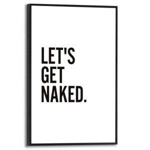Wandbild LETS Get Slim Frame Black ca. 20x30 cm SMF87236 | 1