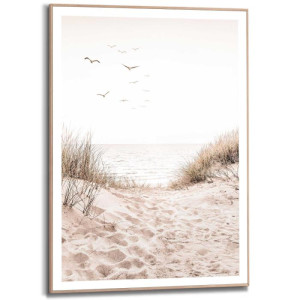 Wandbild DUNEPATH Slim Frame Wood ca. 50x70 cm SMF87290 | 1