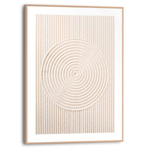 Wandbild SANDY CIRCLES Slim Frame Wood ca. 30x40 cm SMF88508 | 1