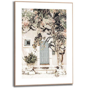 Wandbild MEDITERRANEAN DOOR Slim Frame Wood ca. 50x70 cm SMF88646 | 1