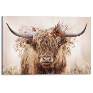 Wandbild FLORAL HIGHLANDER Deco Panel ca. 60x90 cm DPN90273 | 1