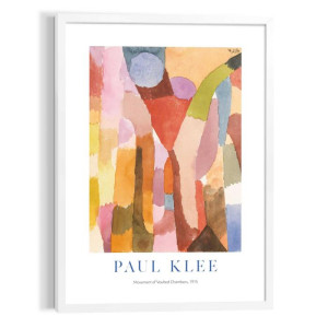 Wandbild PAUL KLEE COLOUR Modern Frame White ca. 50x70 cm MFW90639 | 1