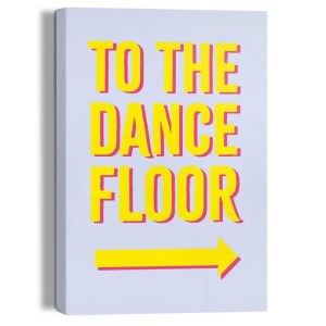 Wandbild DANCEFLOOR Giclee on Canvas ca. 20x30 cm GCN90696 | 1