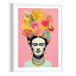 Wandbild FREEDOM FLOWERS Modern Frame White ca. 50x70 cm MFW92916 | 1