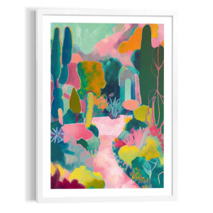 Wandbild MOUNTAIN CANYON Modern Frame White ca. 50x70 cm MFW92918 | 1