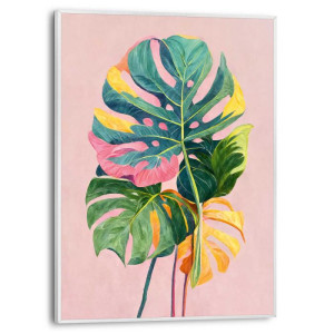 Wandbild COLOURFUL LEAFS Slim Frame White ca. 30x40 cm SMF92926 | 1