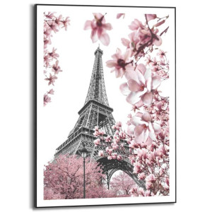 Wandbild SPRING in PARIS Slim Frame Black ca. 50x70 cm SMF92952 | 1