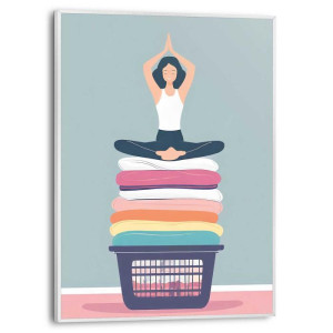 Wandbild ZEN WASH Slim Frame White ca. 30x40 cm SMF93588 | 1
