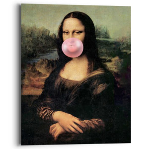 Wandbild MONA LISA BUBBLEGUM Deco Panel ca. 40x50 cm DPN93593 | 1