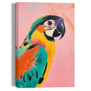 Wandbild COLOURED BIRD Giclee on Canvas ca. 20x30 cm GCN96747 | 1