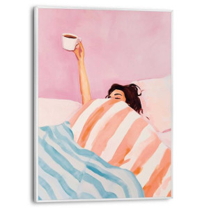 Wandbild COFFEE PLEASE Slim Frame White ca. 30x40 cm SMF96758 | 1