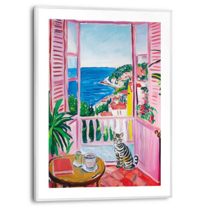 Wandbild BALCONY HOLIDAY Slim Frame White ca. 30x40 cm SMF96761 | 1