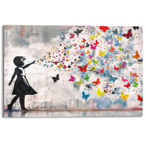 Wandbild BALLOON GIRL BRIGHT Deco Panel ca. 60x90 cm DPN97157 | 1