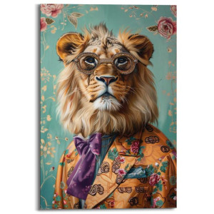 Wandbild DANDY LION PORTRAIT Deco Panel ca. 60x90 cm DPN97158 | 1
