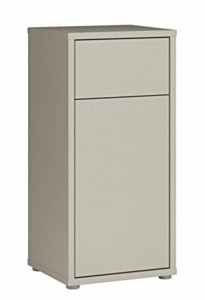 Bad-Unterschrank 1-türig ca. 40x84x35 cm Taupe