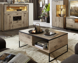 Couchtisch 1 Schubkasten 115cm RUBEN von Wohn-Concept Viking Oak Nature | 1
