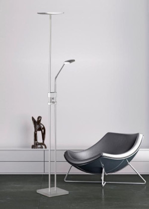 LED Stehlampe LUKE nickel matt von REALITY Leuchten D42562107 | 1