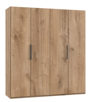 Drehtürenschrank 4trg LEVEL36 A von WIMEX Plankeneiche Nachbildung | 1