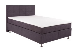 160x200 Boxspringbett inkl. Wendematratze H2/H3 u Topper Braun