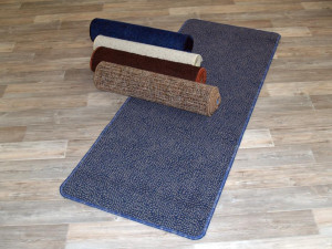 67x170 Teppich Küchenläufer Schlinge Velour 1 Stück verschiedene Sorten unsortiert | Blau, Braun, Hellgrau