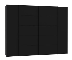 Kleiderschrank 270 cm breit 4-trg. Schwarz