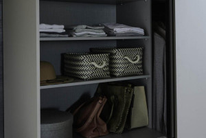 Einlegeböden 1 Paar 84 cm für Schwebertürenschrank