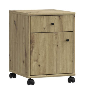 Rollcontainer inkl. 1 Tür und 1 Schubkasten TEMPRA von Forte Artisan | 1