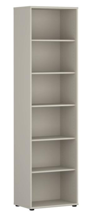 Regal inkl. 5 Böden schmal ca.54x198x35 cm Sand