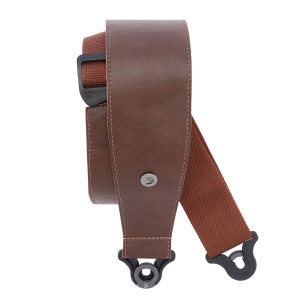 D'addario And Co Sangle en Cuir Confort Auto Lock Brown