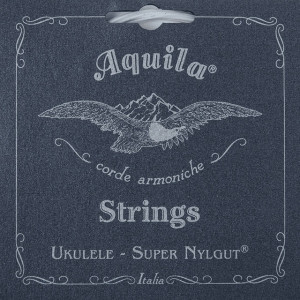Aquila 101U Supernylgut Ukulélé Soprano Sol Grave Vernie Cuivre GCEA