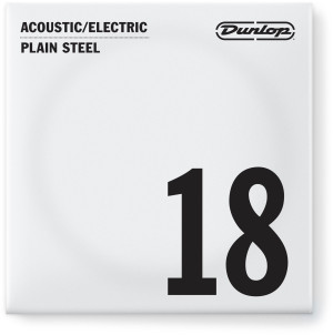 Dunlop Nickel Plated Steel Acier Plein 18