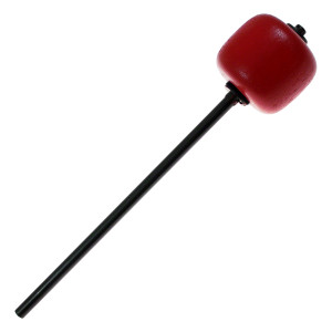 Danmar 205 Batte Pédale GC Bois Dur Rouge Tige Noire