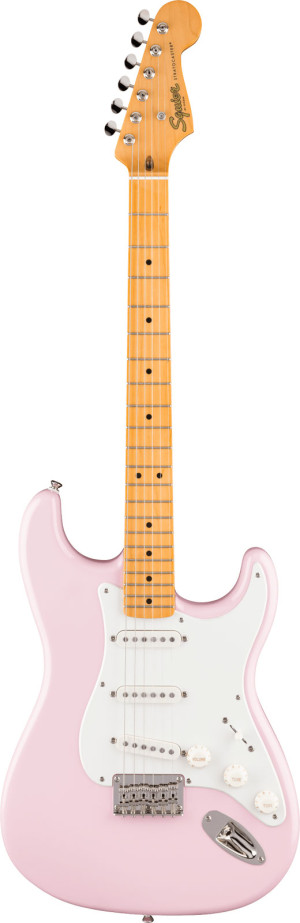Squier Classic Vibe '50s Stratocaster HT MN PPG Shell Pink