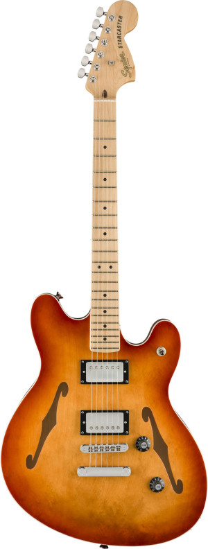 Squier Starcaster Affinity Dlx Mn Sienna Sunburst
