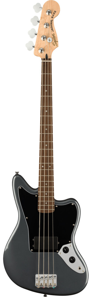 Squier Jaguar Bass H Affinity LRL Charcoal Frost Metallic