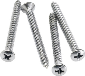 Fender Neck Mounting Screws (4) (chrome)