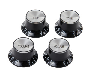 Gibson PRMK-010 Boutons SG Noirs Avec Inserts Métals 4 Pack