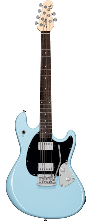 Sterling Guitars Stingray Guitar Daphne Blue