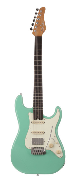 Schecter Hss Nick Johnston Signature Atomic Green