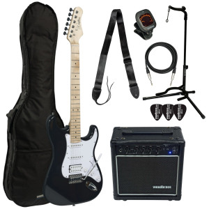 Woodbrass Pack ST100 Noire + Ampli GE610 + Accessoires