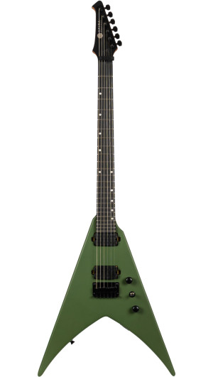 Spira Guitars V400MGR Satin Green