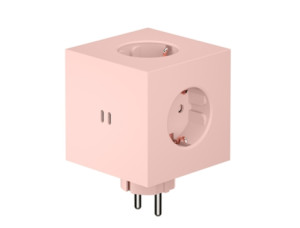 BEBLAU Carregador de Parede AVOLT Square 2 2x Usb - C e 3 Fichas AC (30W - Rosa)