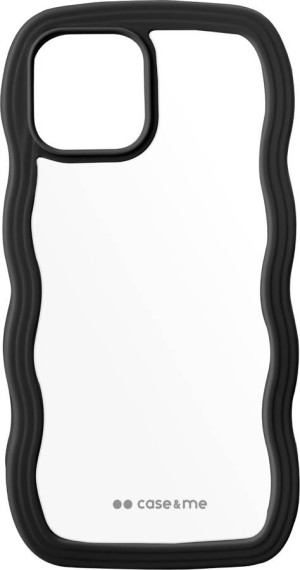 Capa SBS Wavy iPhone 14 (Transparente/Preto)