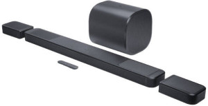 Soundbar JBL BAR1300M2 (11.1.4 canais - 2470 W - Subwoofer sem Fios - Preto)