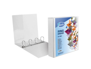Forofis Pasta de Arquivo Personalizavel A4 L/70 4 Argolas Branco Pp 91101