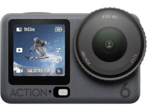 Action Cam DJI Osmo Action 6 Standard Combo (4k Ultra HD - 7168 x 5376 px  - Wi-Fi e Bluetooth)