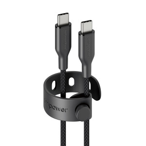 Cabo PANZERGLASS Empower Racing (60W - 1.2M - Preto)