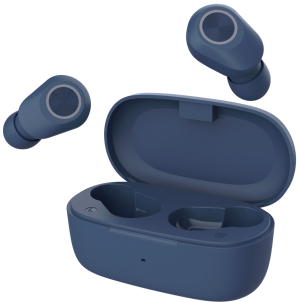 Auriculares Bluetooth GOODIS Buds (In Ear - Microfone - Azul)
