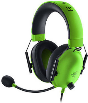 Auscultadores Gaming com Fio RAZER Blackshark V2 X (Over Ear - Multiplataforma - Noise Cancelling - Verde)