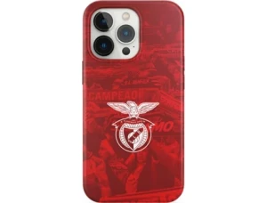 Capa JUST IN CASE  iPhone 15 Benfica Clássico (Vermelho)